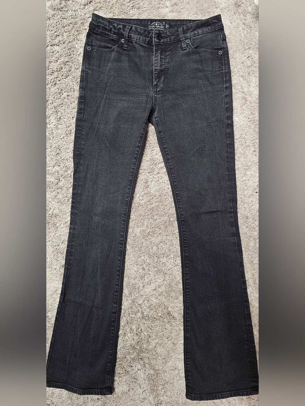 Lucky Women’s Black Stretch Boot Cut Straight Leg Jeans